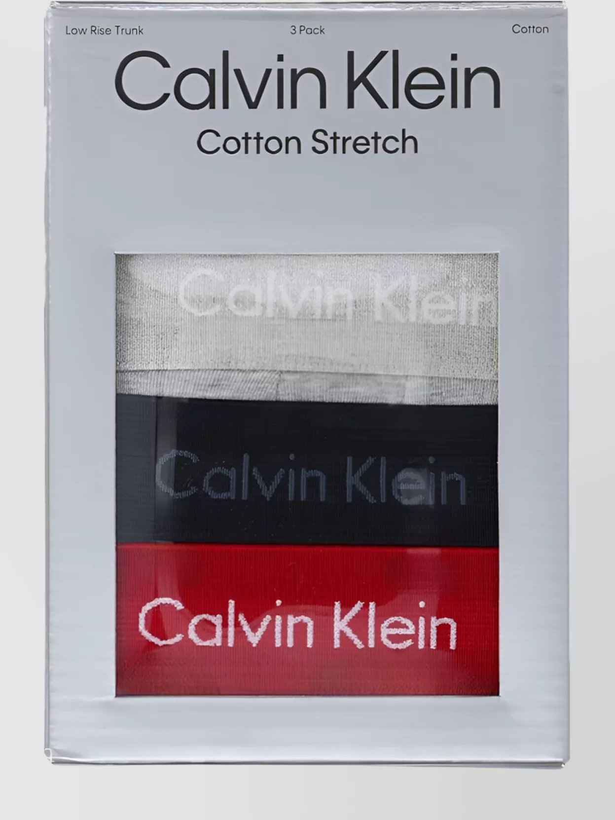 Calvin Klein Waistband Pack Of Three In Black