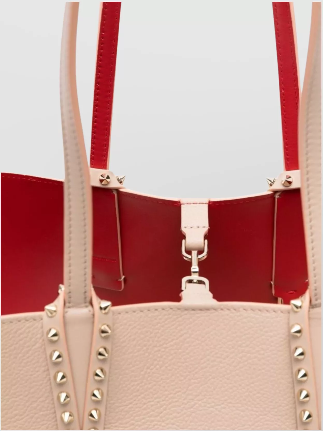Christian Louboutin Versatile Tote Bag Studded Handles