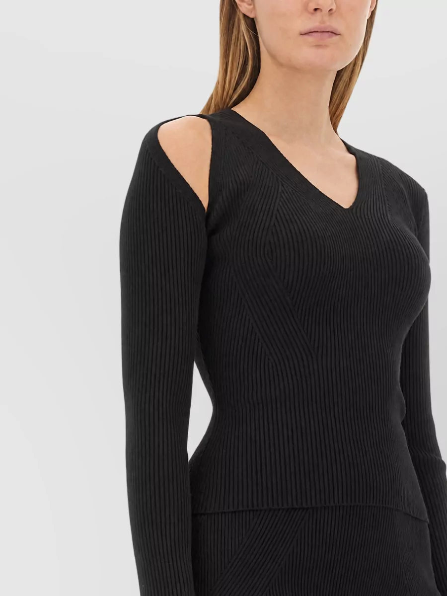 Alexander Mcqueen Cutout Knitted Top