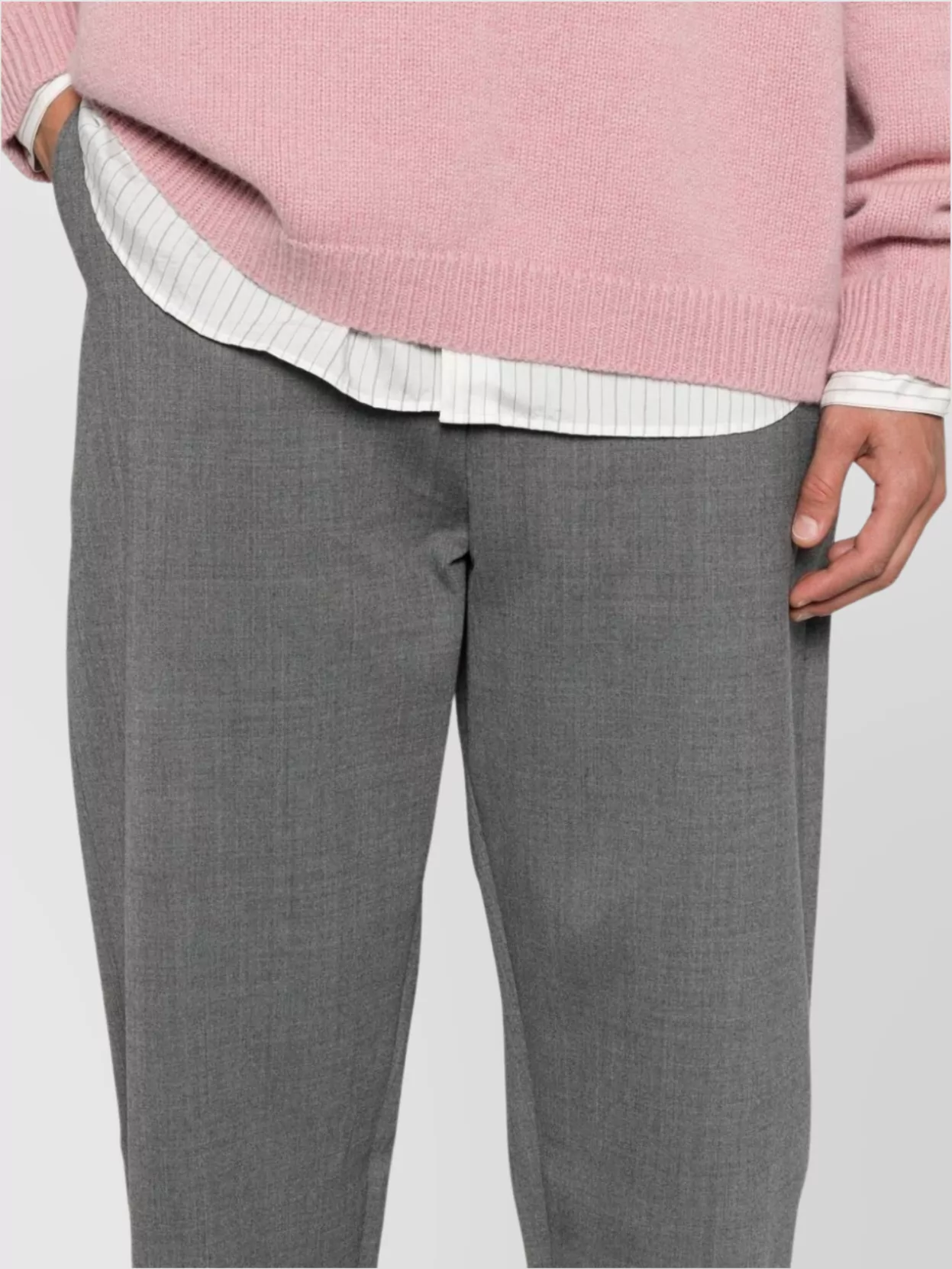 Studio Nicholson Pleated Tapered Pant Pockets