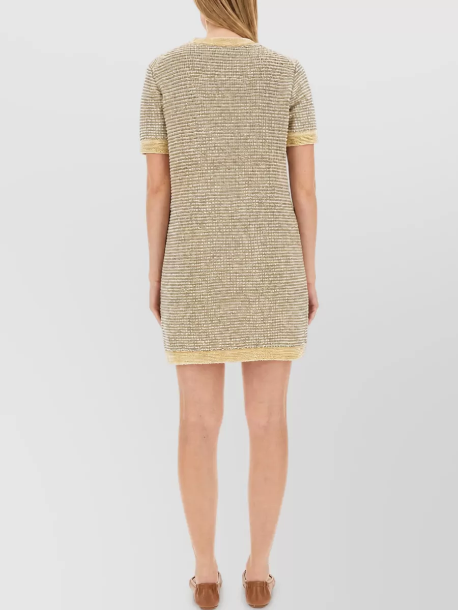 Tory Burch Metallic Mini Dress