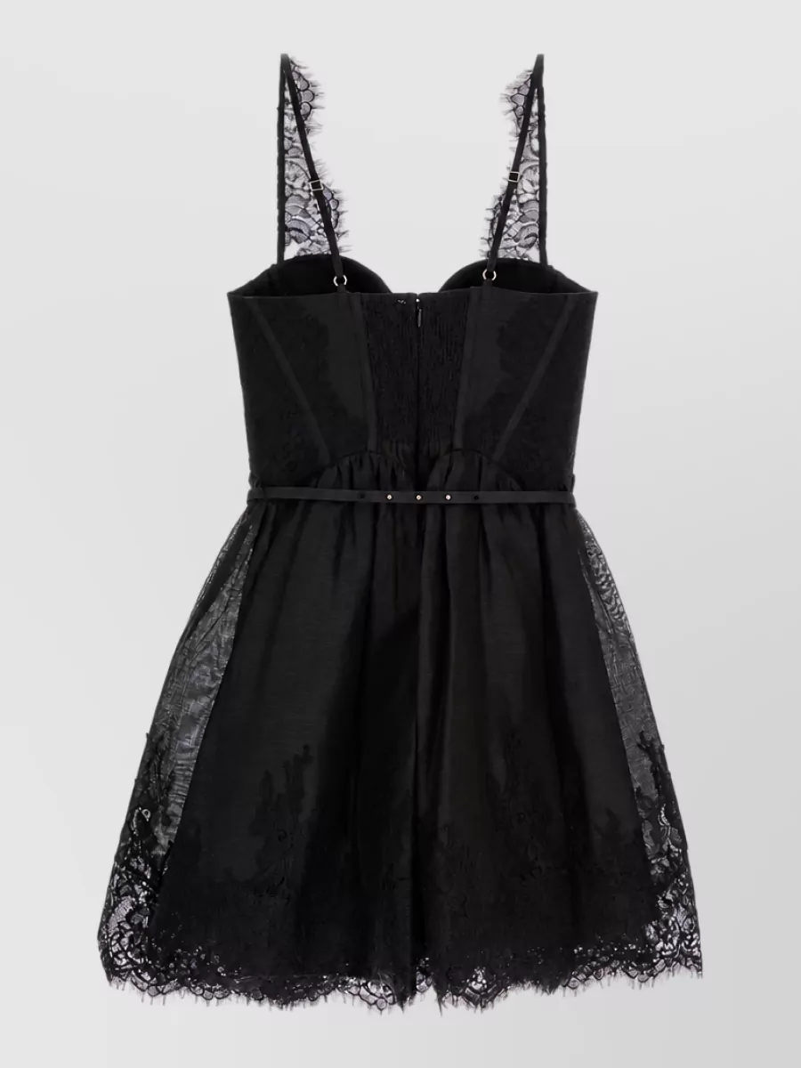 Zimmermann linen silk mini dress