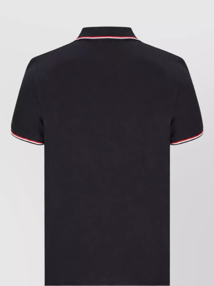 Moncler Cotton Short-Sleeve Polo Shirt