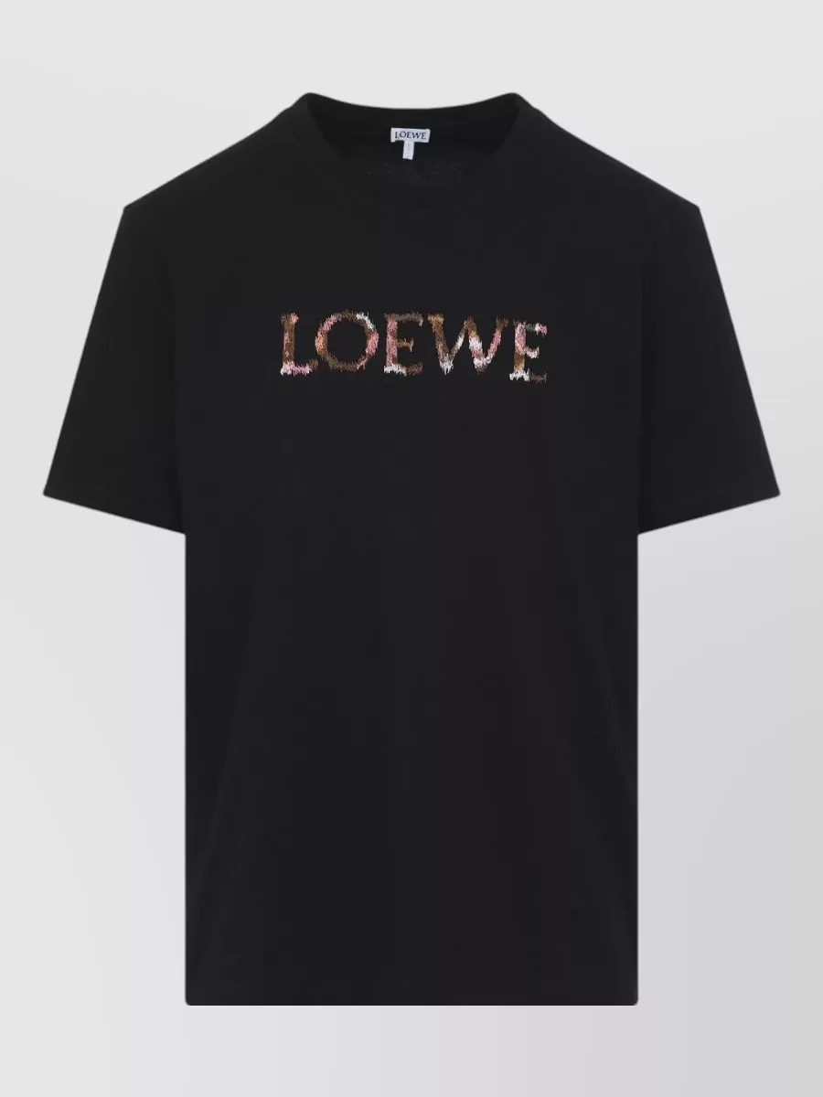 Loewe Relaxed Fit Crew Neck Short Sleeve T-Shirt