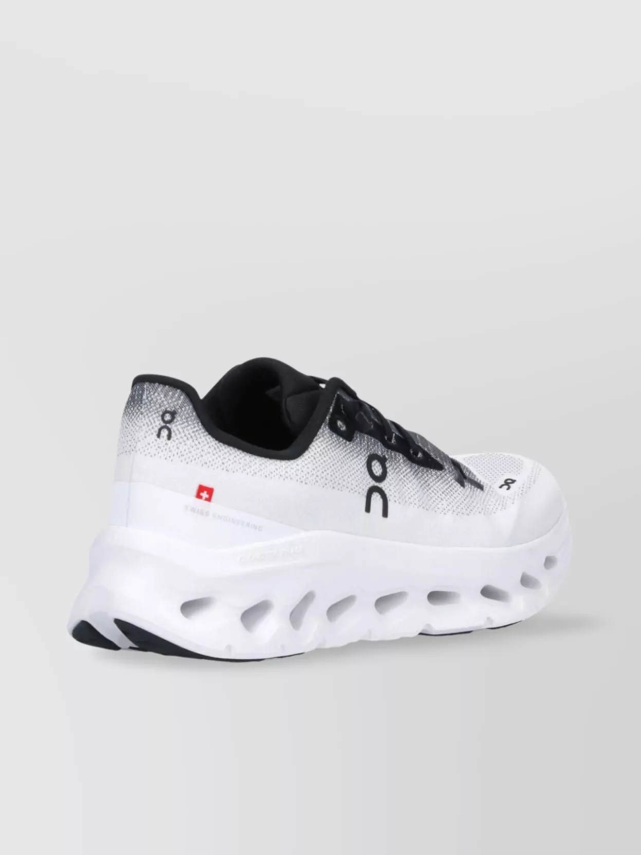 On Low Top Sneakers With Mesh Upper And Rubber Outsole