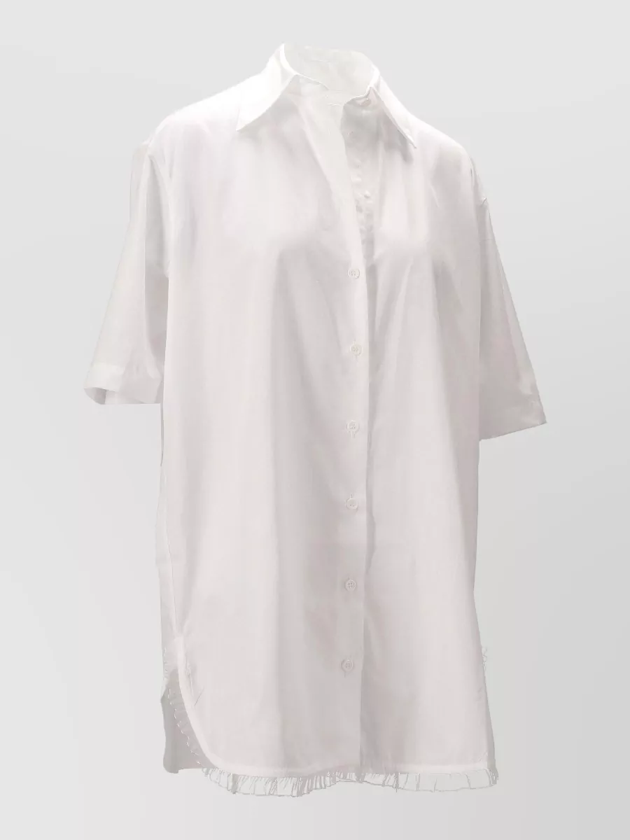 Niccolò Pasqualetti Cotton Poplin Short-Sleeve Shirt