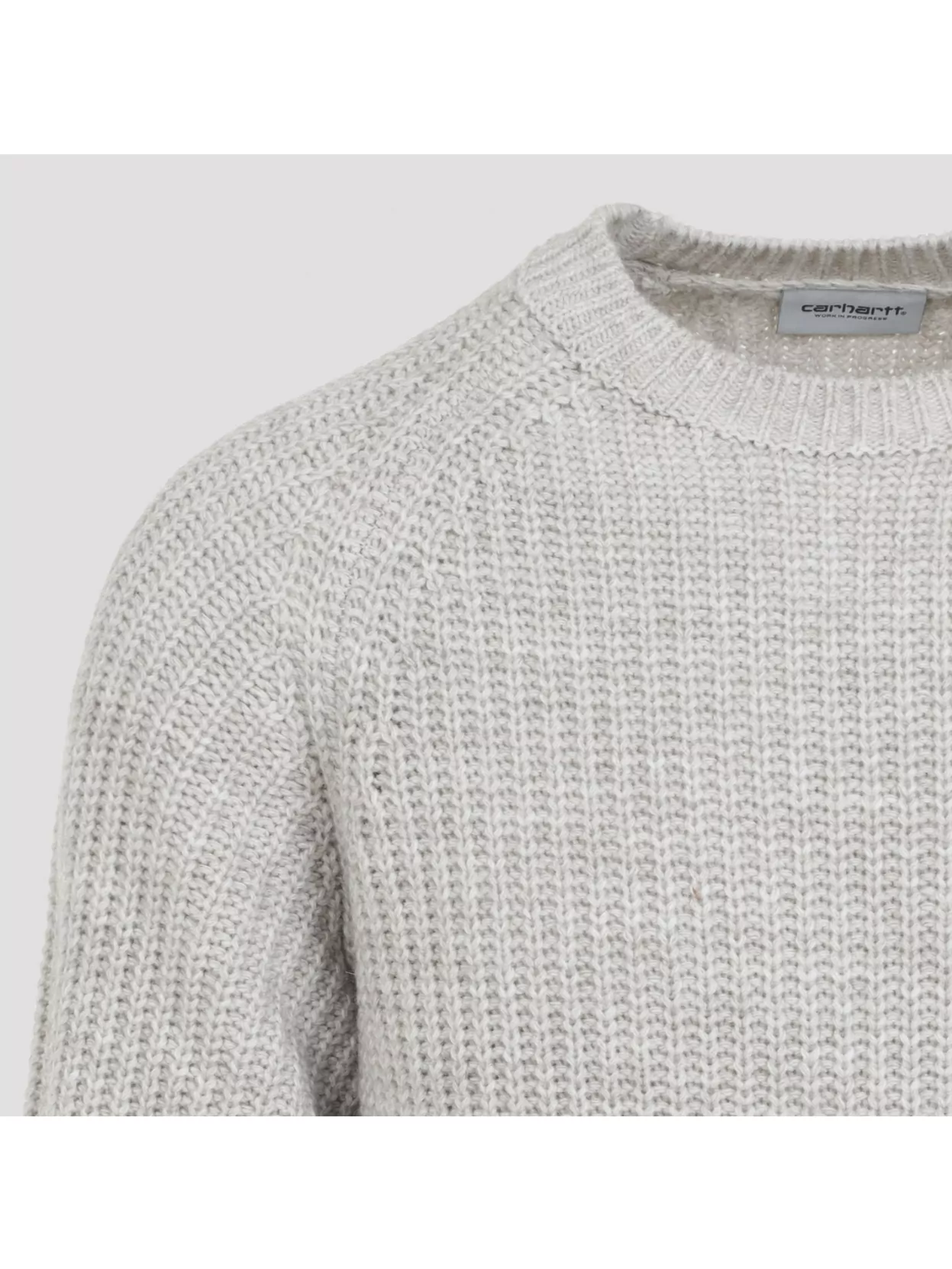 Carhartt Wip Crew Neck Knit Sweater With Ribbed Cuffs