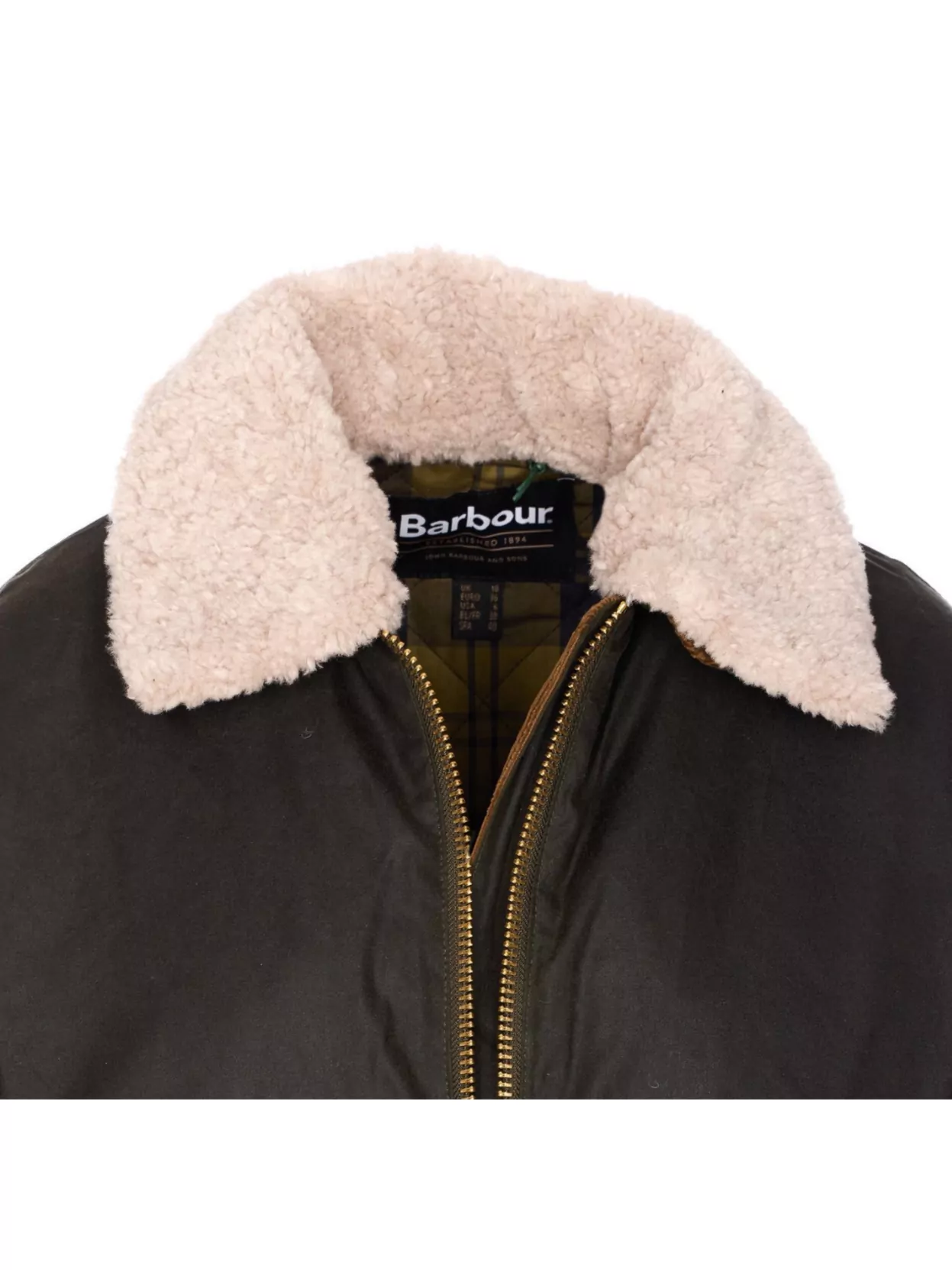 Barbour Maxine Padded Shearling Collar Jacket