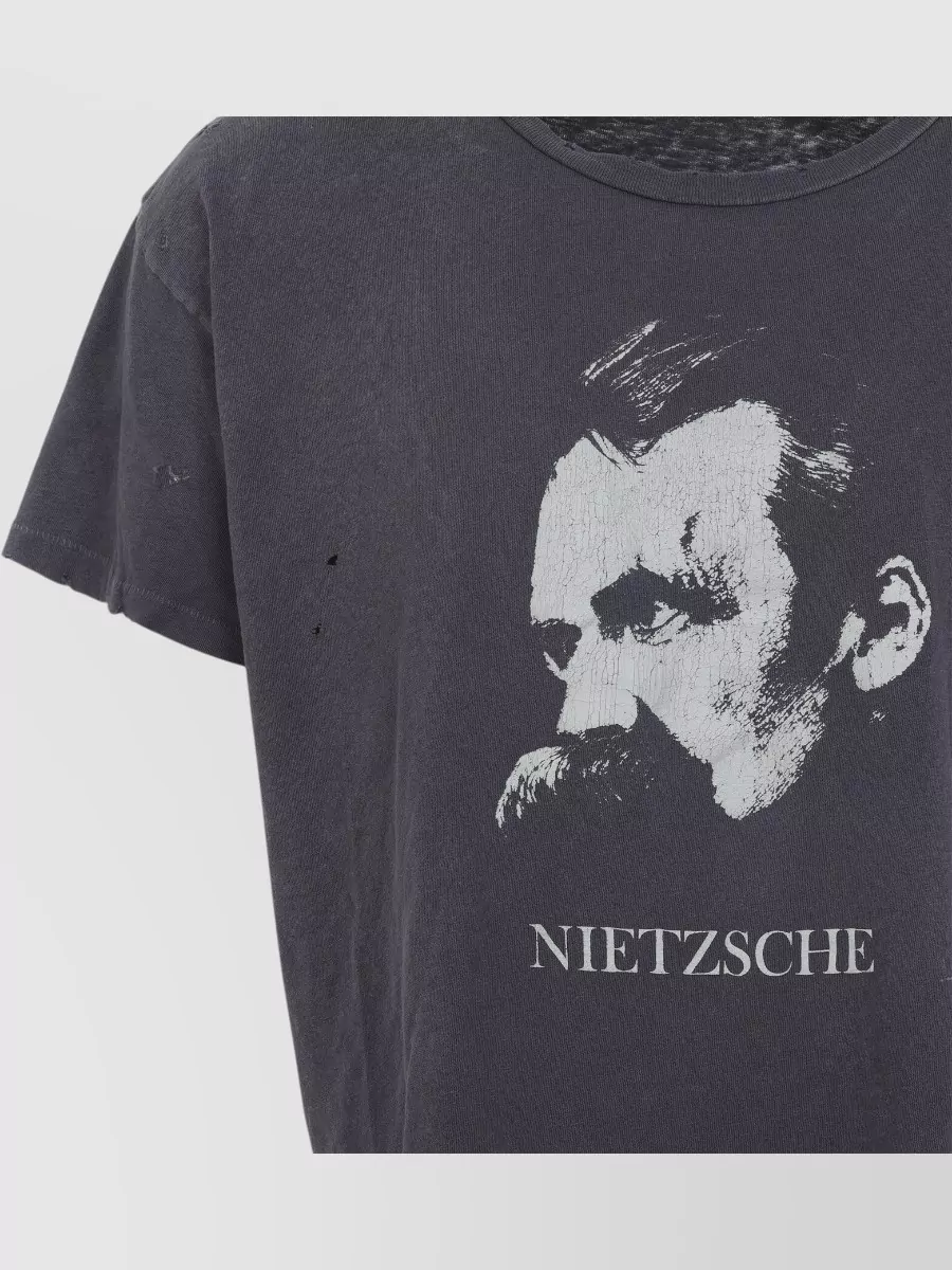 Enfants Riches Deprimes Nietzsche Graphic Print Short Sleeve T-Shirt