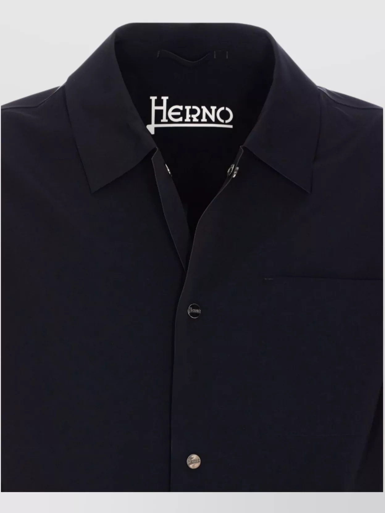 Herno Chest Pocket Long Sleeves Regular Collar