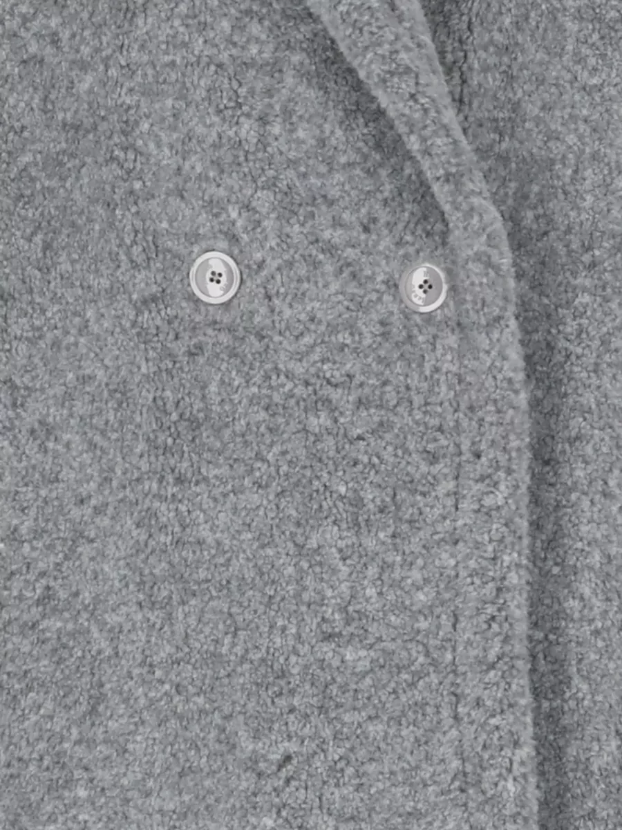 Herno Long Double Breasted Coat Notch Lapel