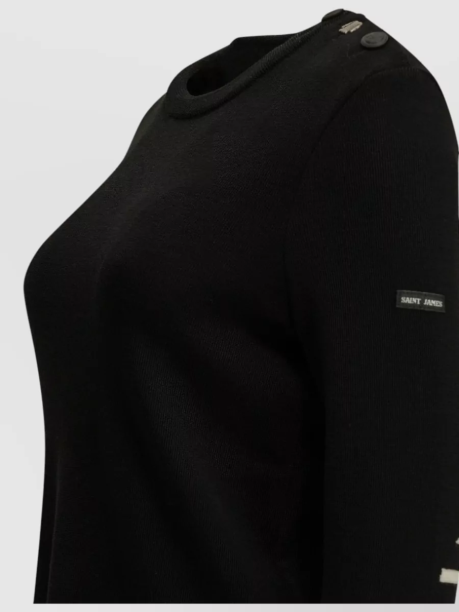 Saint James Wool Knit Sweatshirt