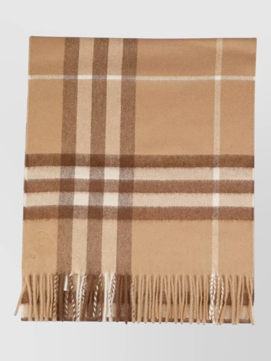Burberry embroidered cashmere scarf