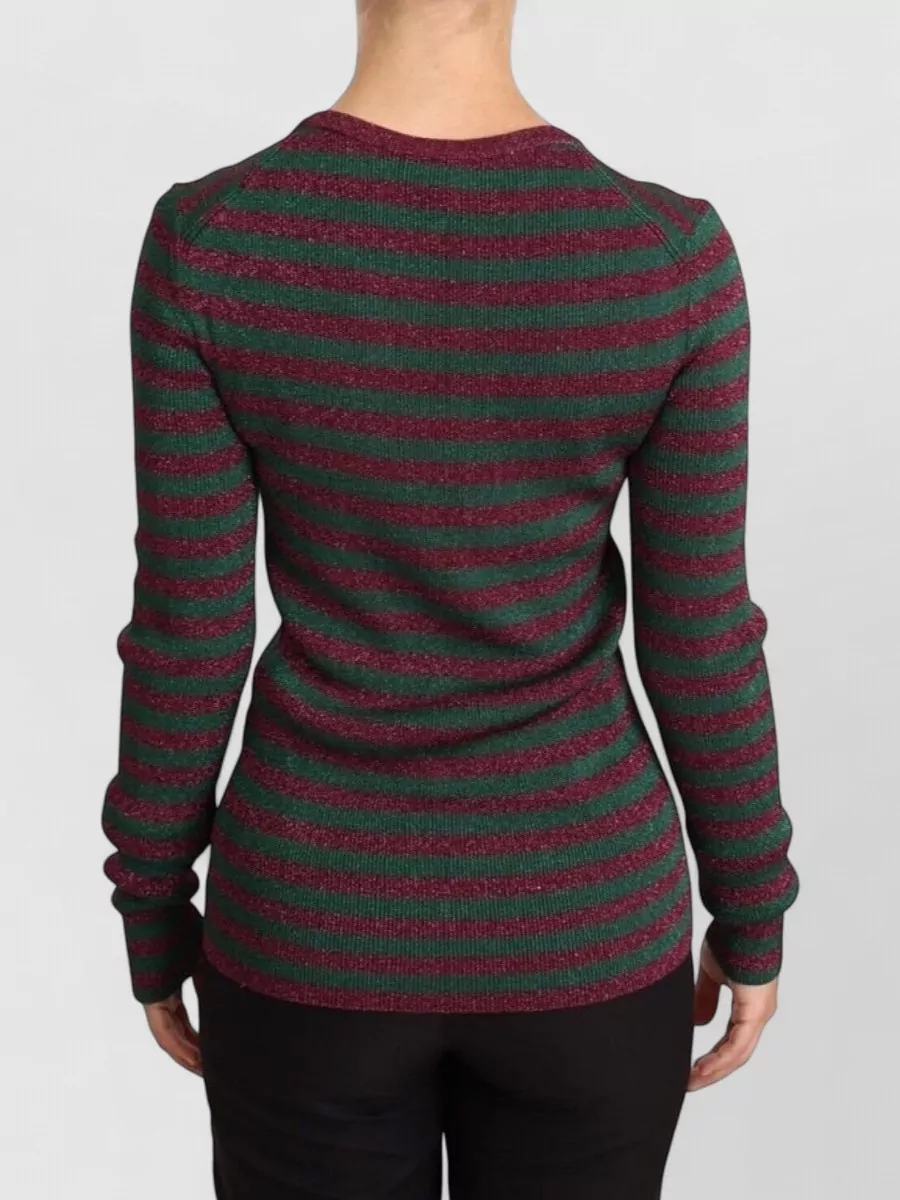 Dolce&Gabbana Striped Slim-Fit Crew-Neck Sweater