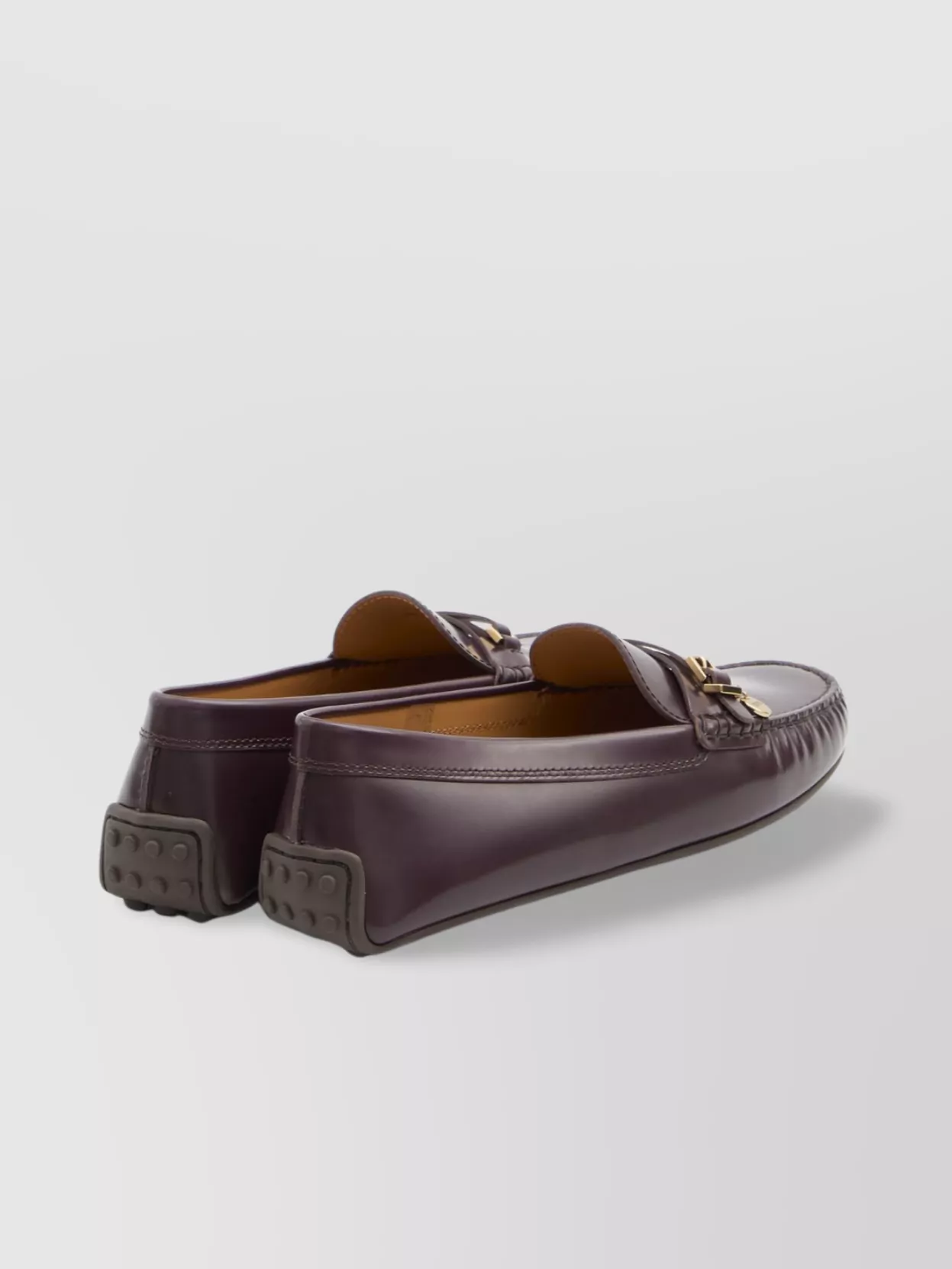 Tod's Loafers Urban Brushed Leather Buckle Detail
