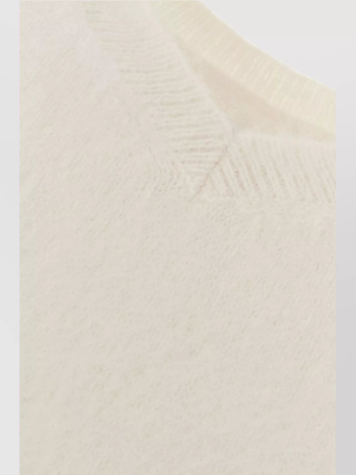 Maison Margiela Angora Blend Cropped Sweater