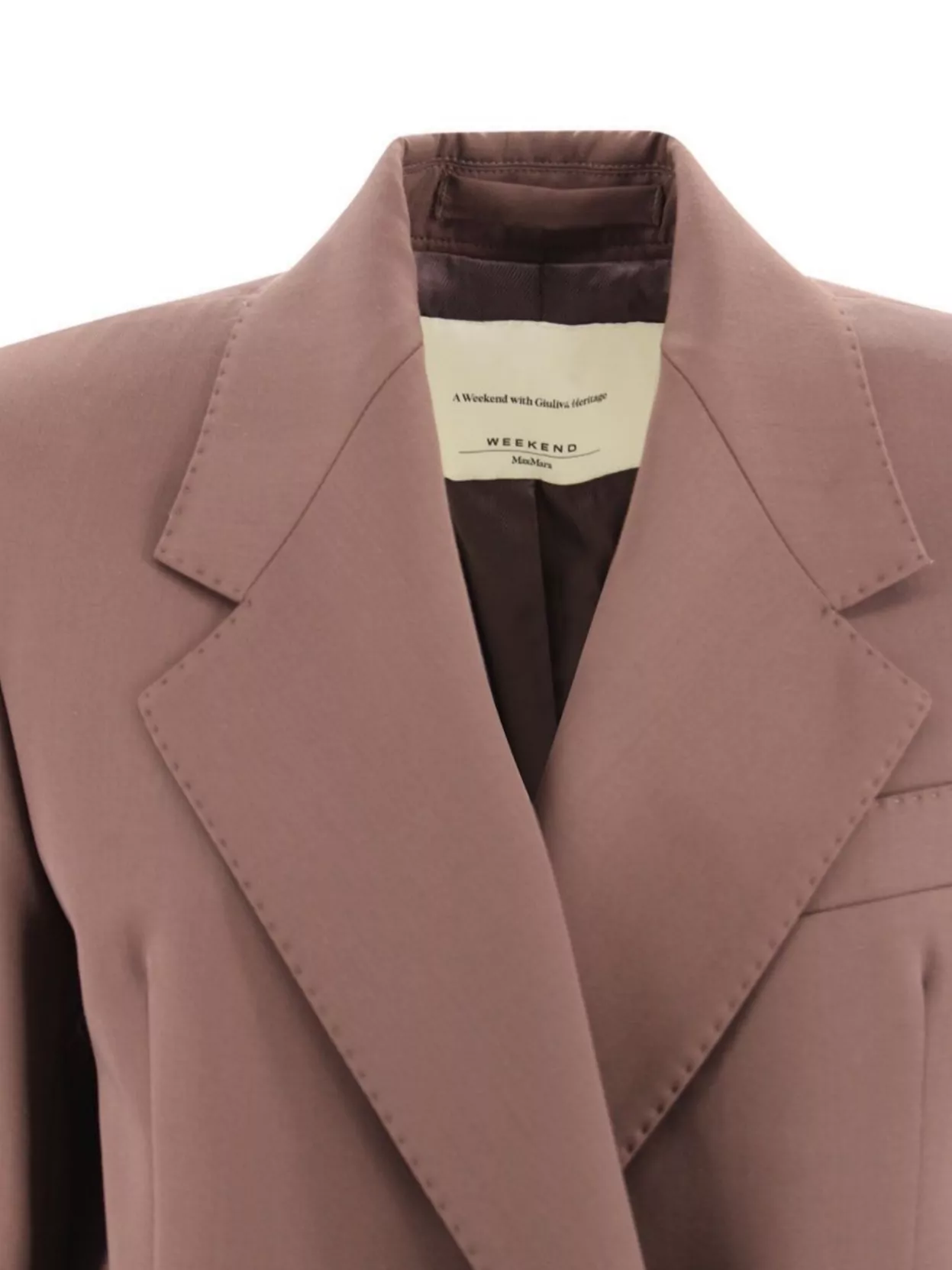 Weekend Max Mara Tailored Wool Blazer Notched Lapel