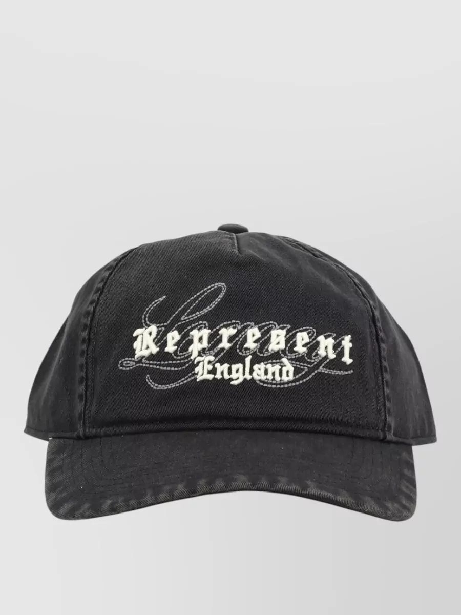 Baseball cap structured shape curved brim