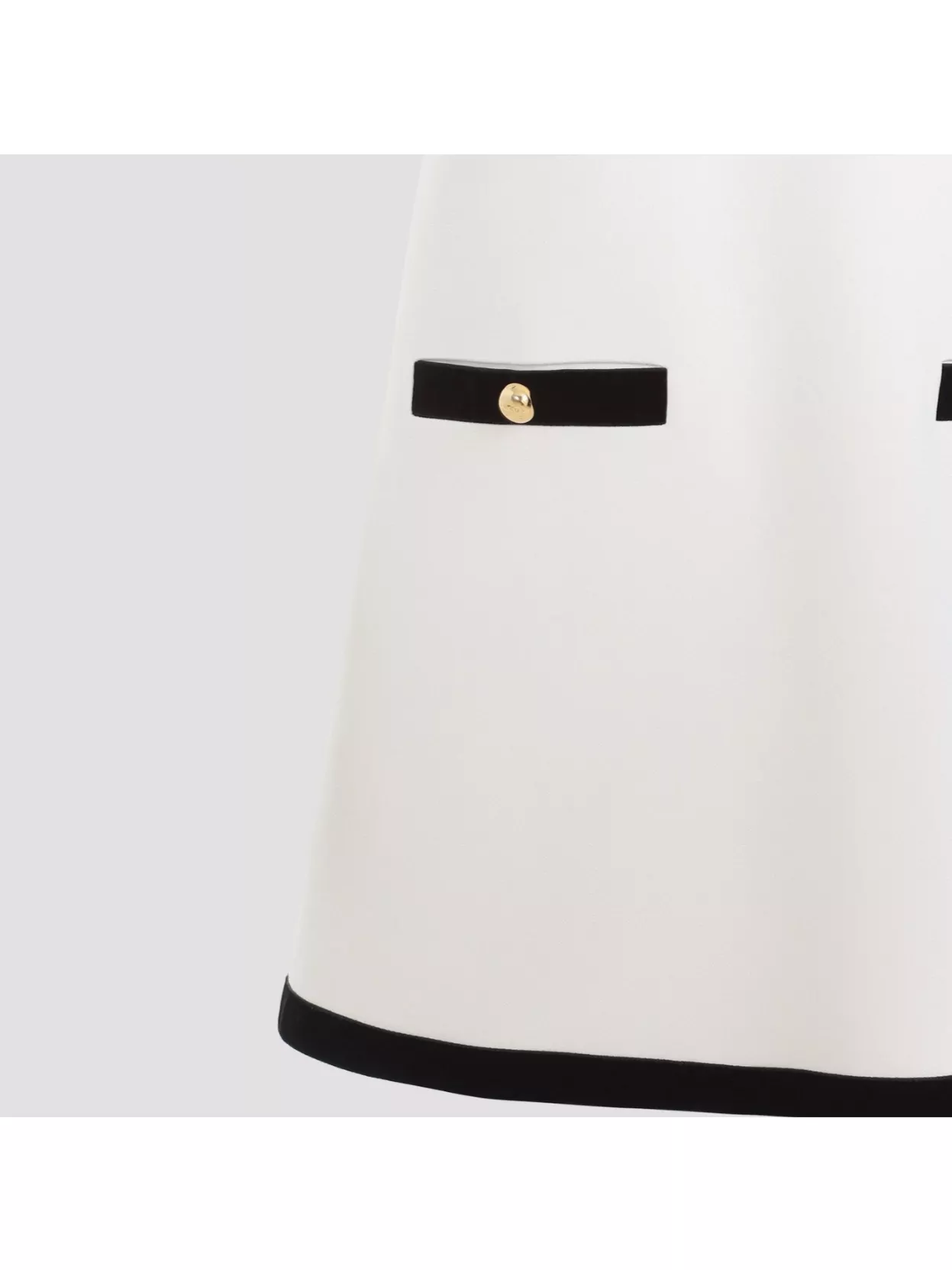 Shop Prada Sable Mini Dress A-line Design In White