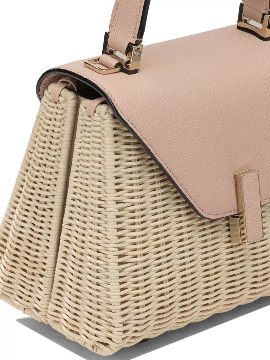 Valextra Iside Small Rattan Tote Bag