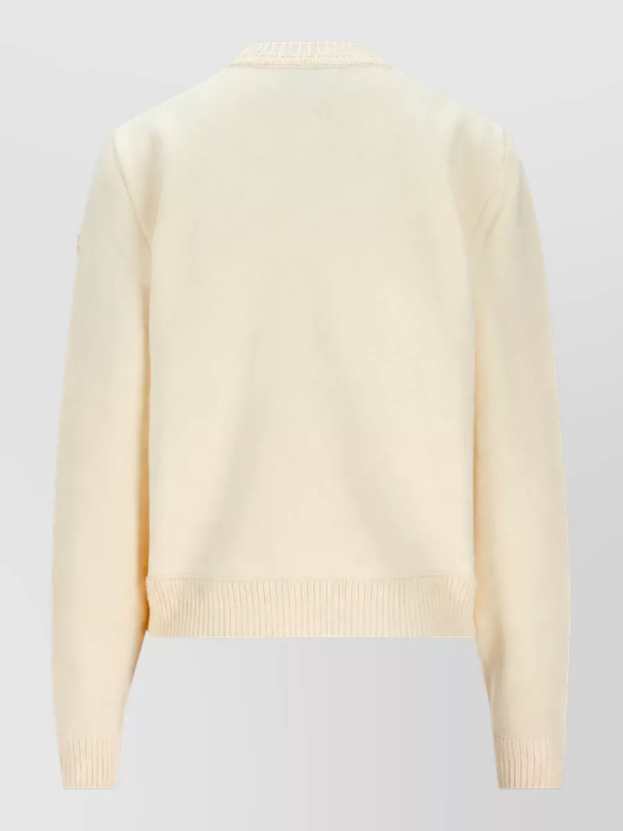 Moncler Down Padded Crewneck Bomber Jacket
