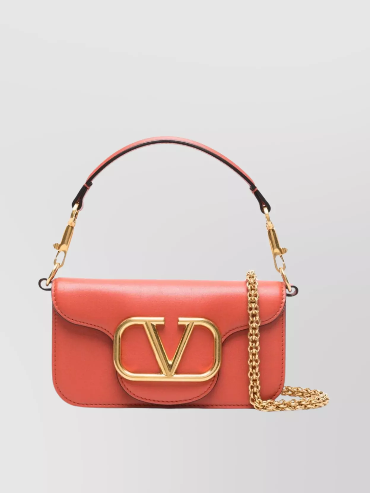 Shop Valentino Foldover Chain Strap Shoulder Bag
