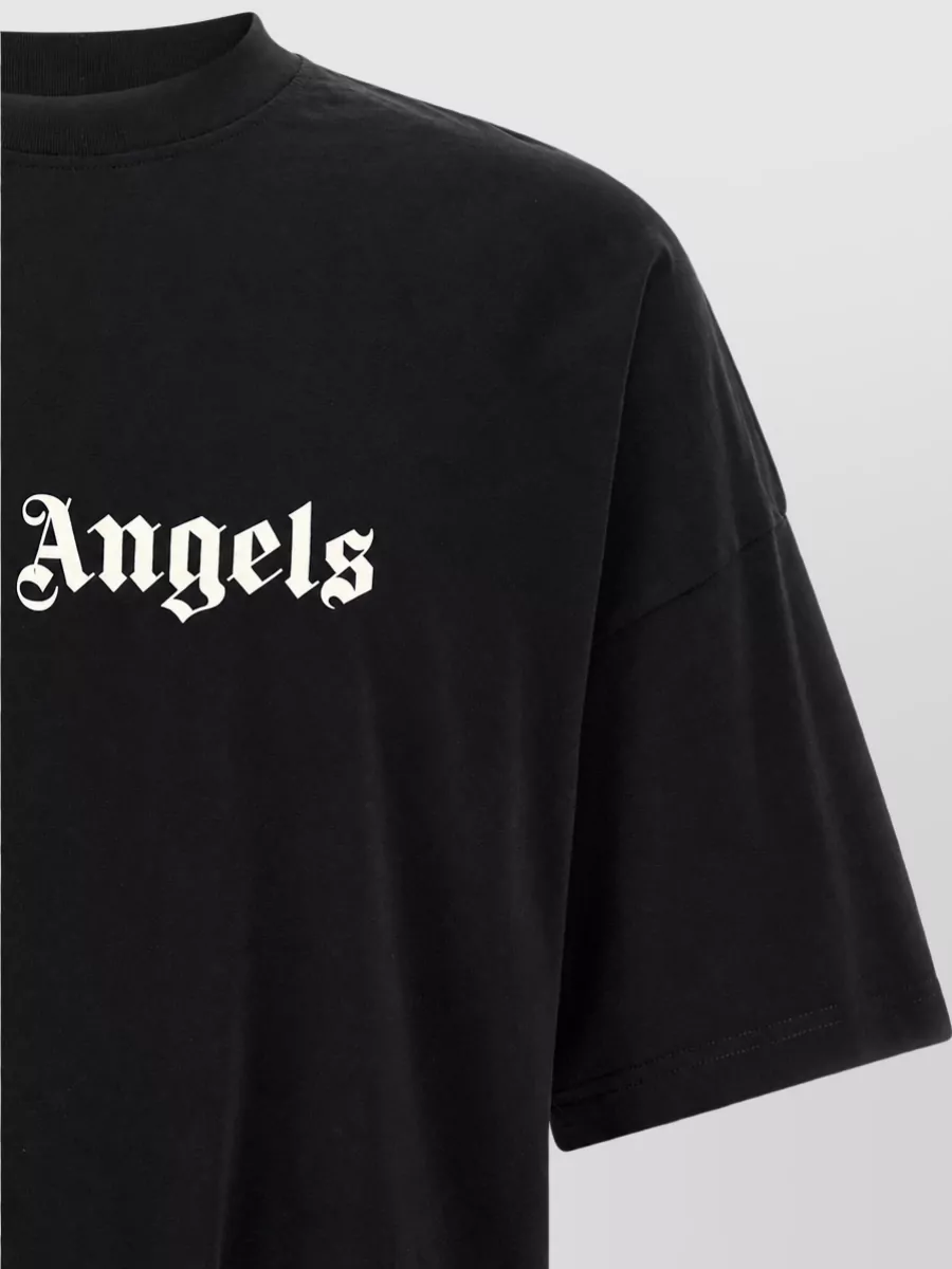 Palm Angels Cotton Graphic Print T-Shirt