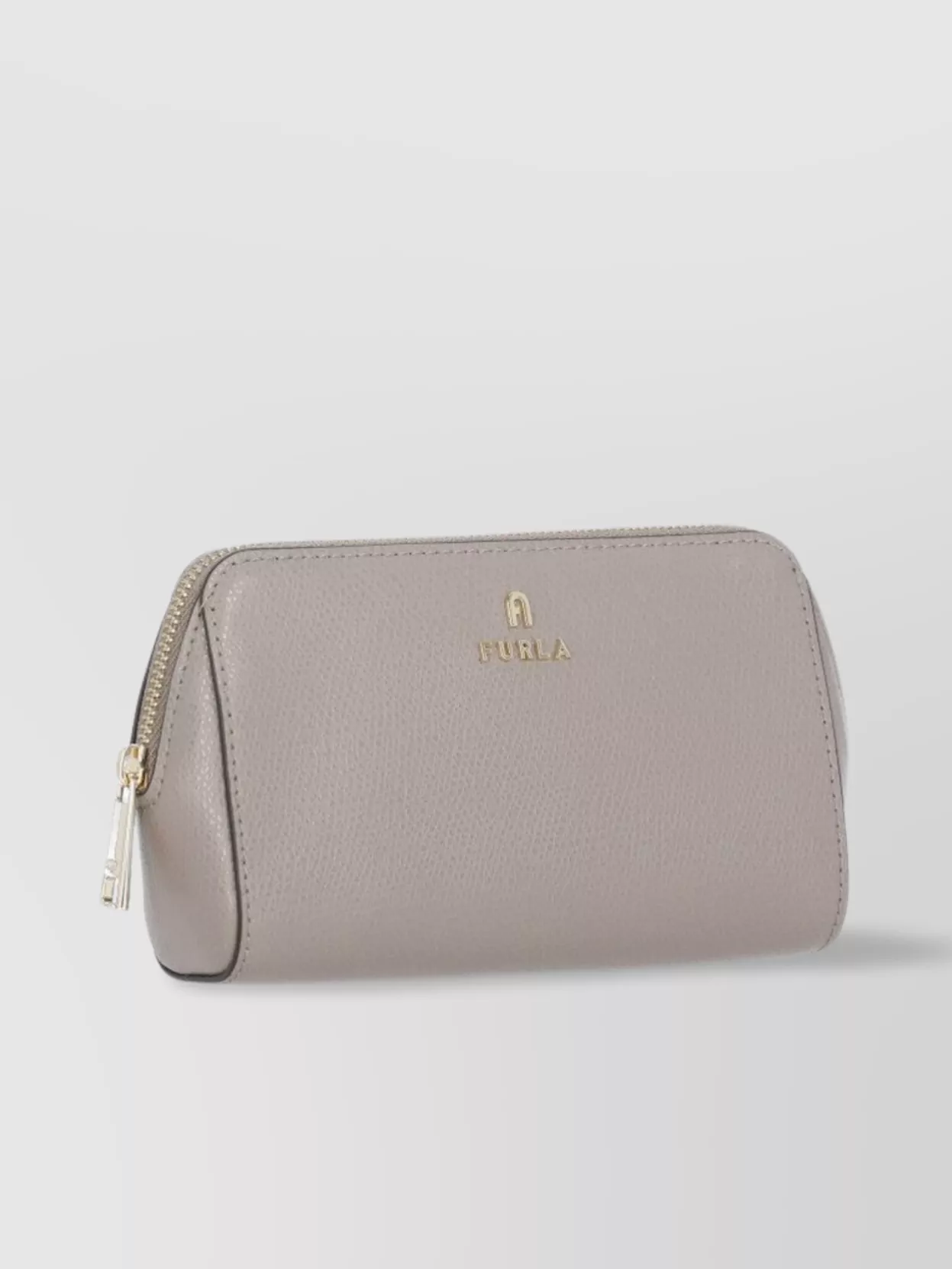 Furla Textured Finish Leather Clutch Bag
