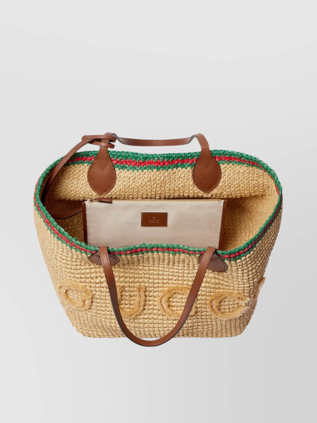 Gucci Medium Tote Bag Woven Texture