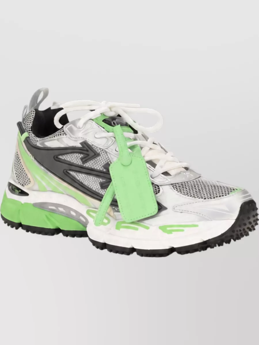 Off-White Bicolor Low-Top Sneakers