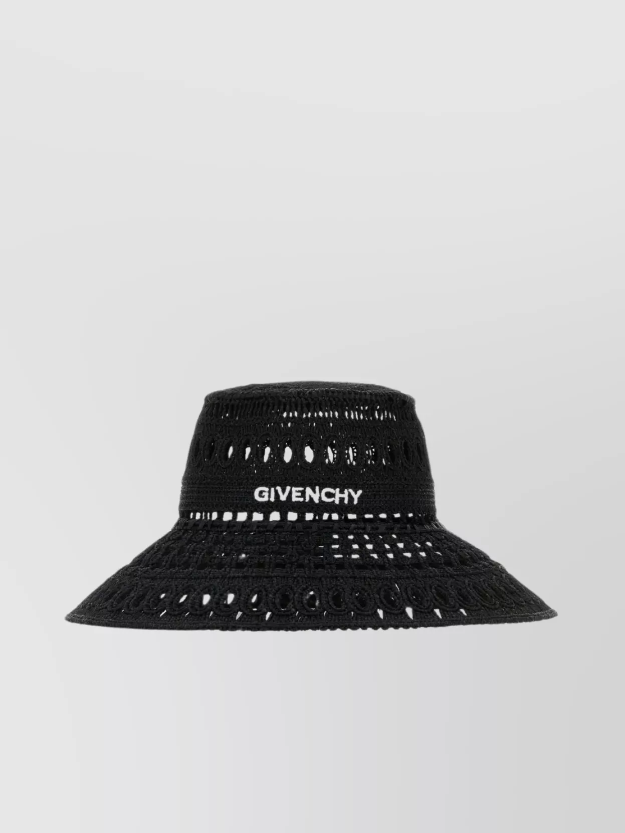 Shop Givenchy Raffia Wide Brim Hat