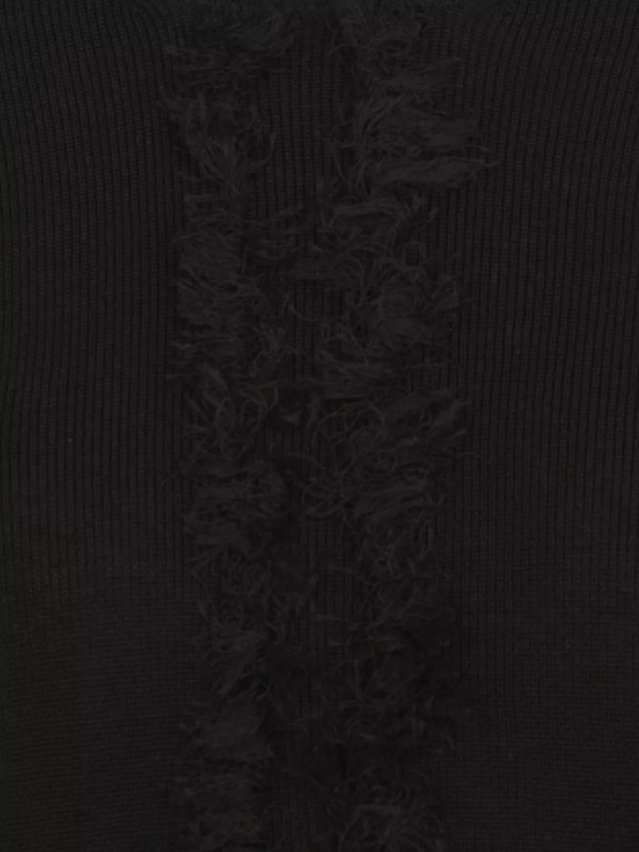 Uma Wang Crewneck Knitwear Fringe Detail