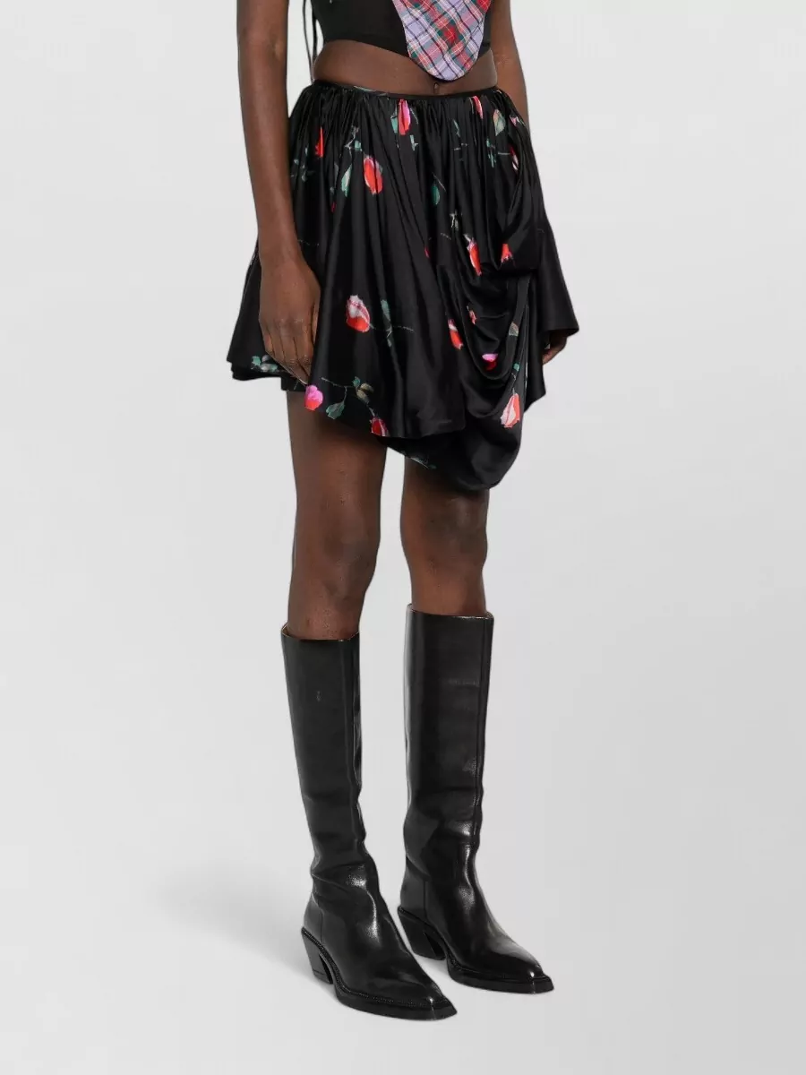 Ganni Printed Mini Skirt