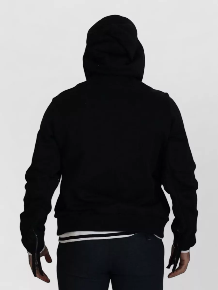 Dolce&Gabbana Polyester Hooded Zip-Up Jacket