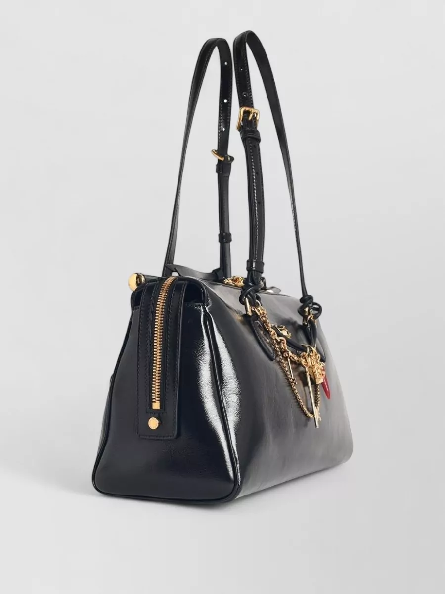 Dolce&Gabbana Vittoria Leather Shoulder Bag Top Handle