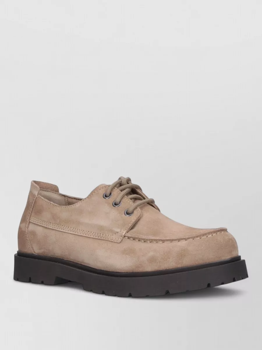 Birkenstock leather lace-up oxford shoes