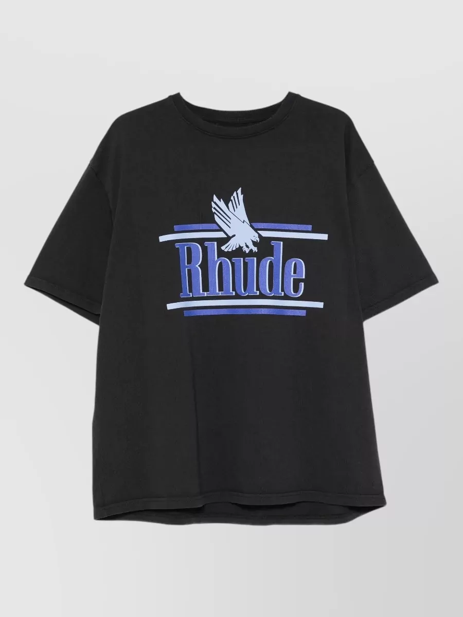 Rhude Cotton Regular-Fit Printed T-Shirt