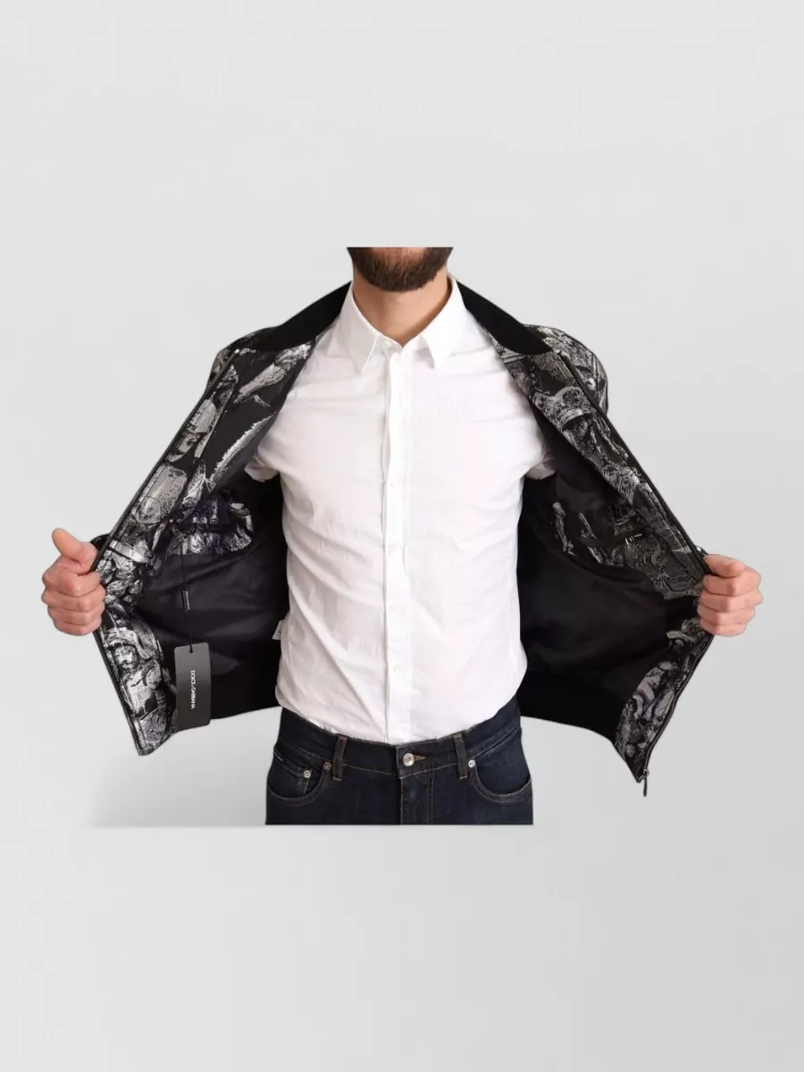 Dolce&Gabbana Printed Bomber Jacket