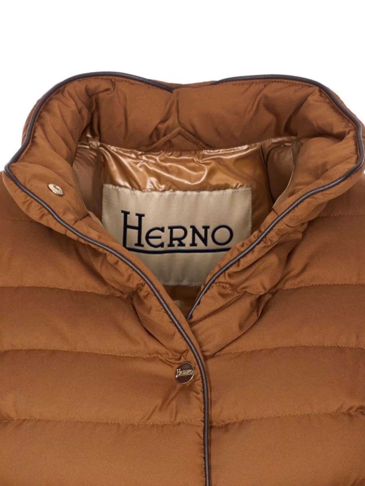Herno High Neck Long Sleeve Padded Jacket