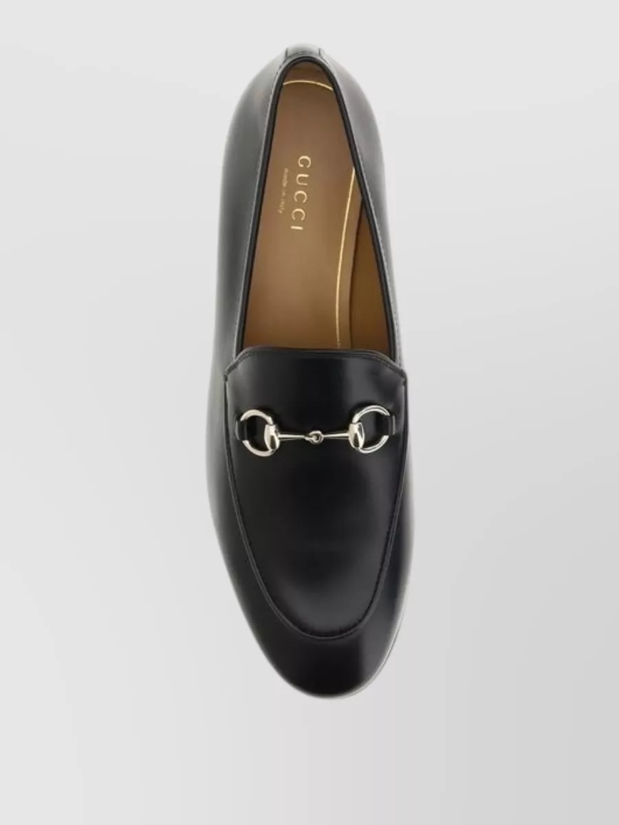Gucci Leather Slip-On Loafers