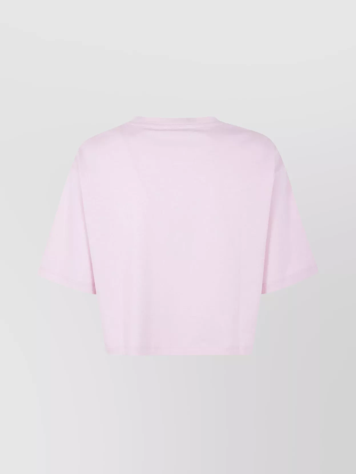 Balmain Graphic Print Cropped T-Shirt With Short Sleeves