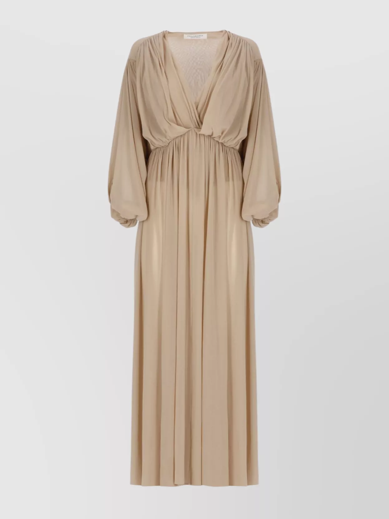 Philosophy Tulle V-Neck Flared Hem Dress
