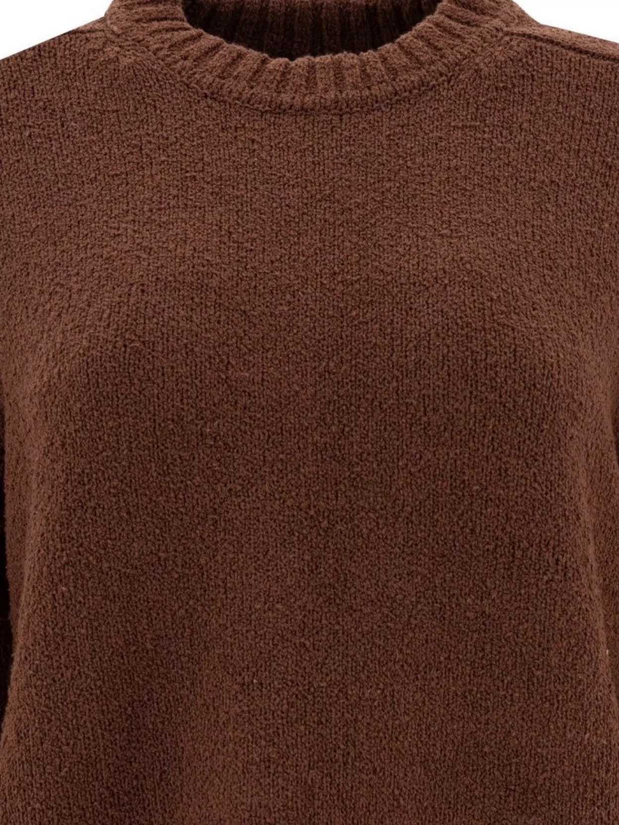 LOULOU STUDIO CREW NECK TEXTURED KNIT SWEATER
