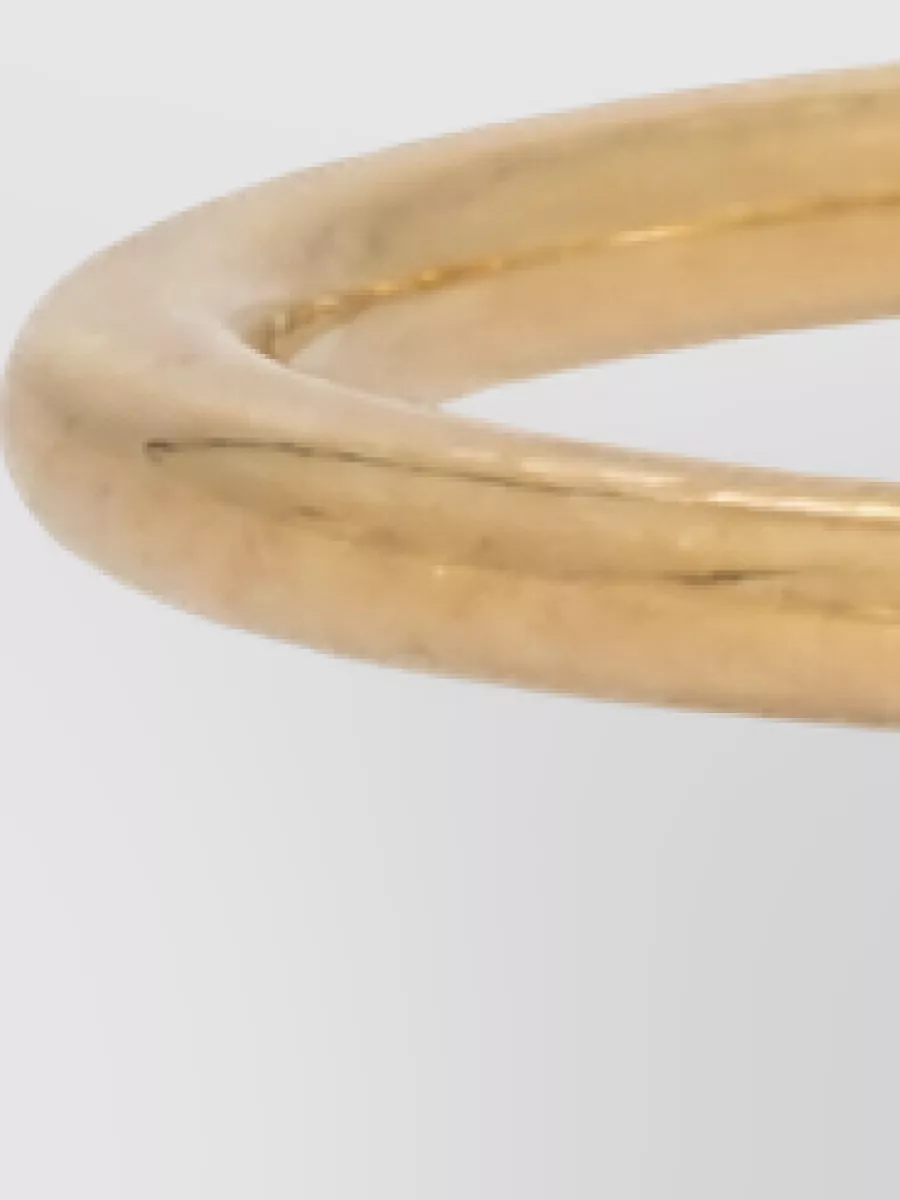 Valentino Garavani brass logo ring