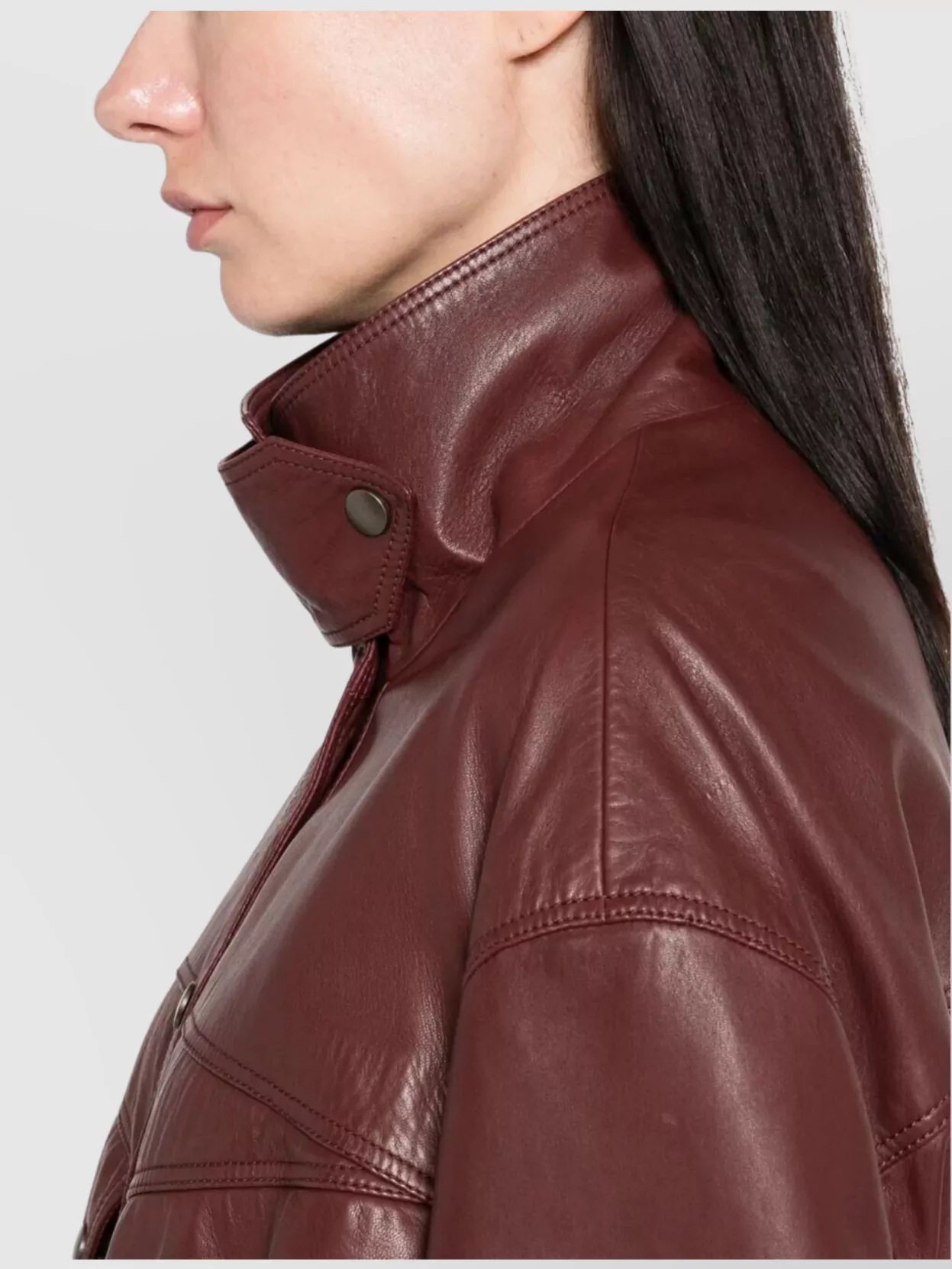 Chloé Safari Style Leather Jacket