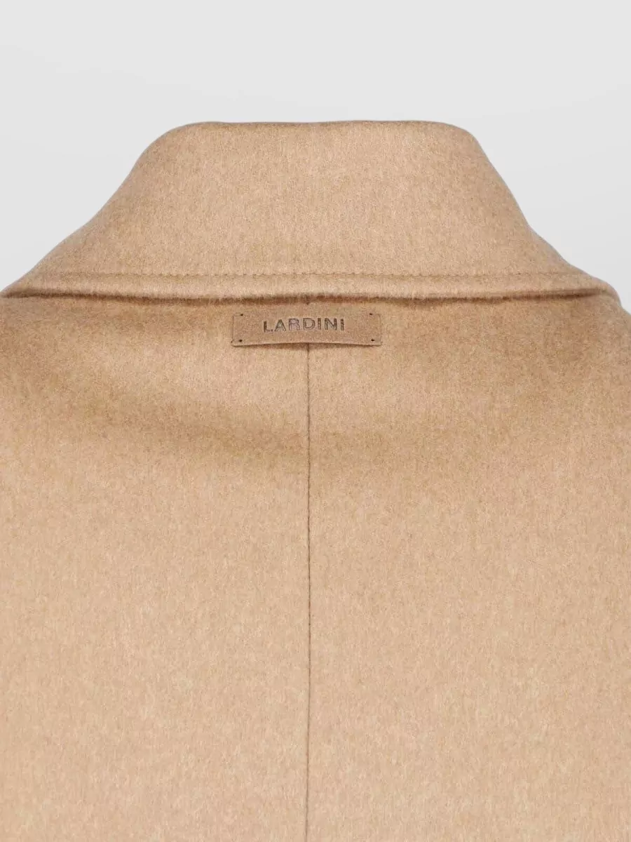 Lardini Virgin Wool Single Breasted Coat