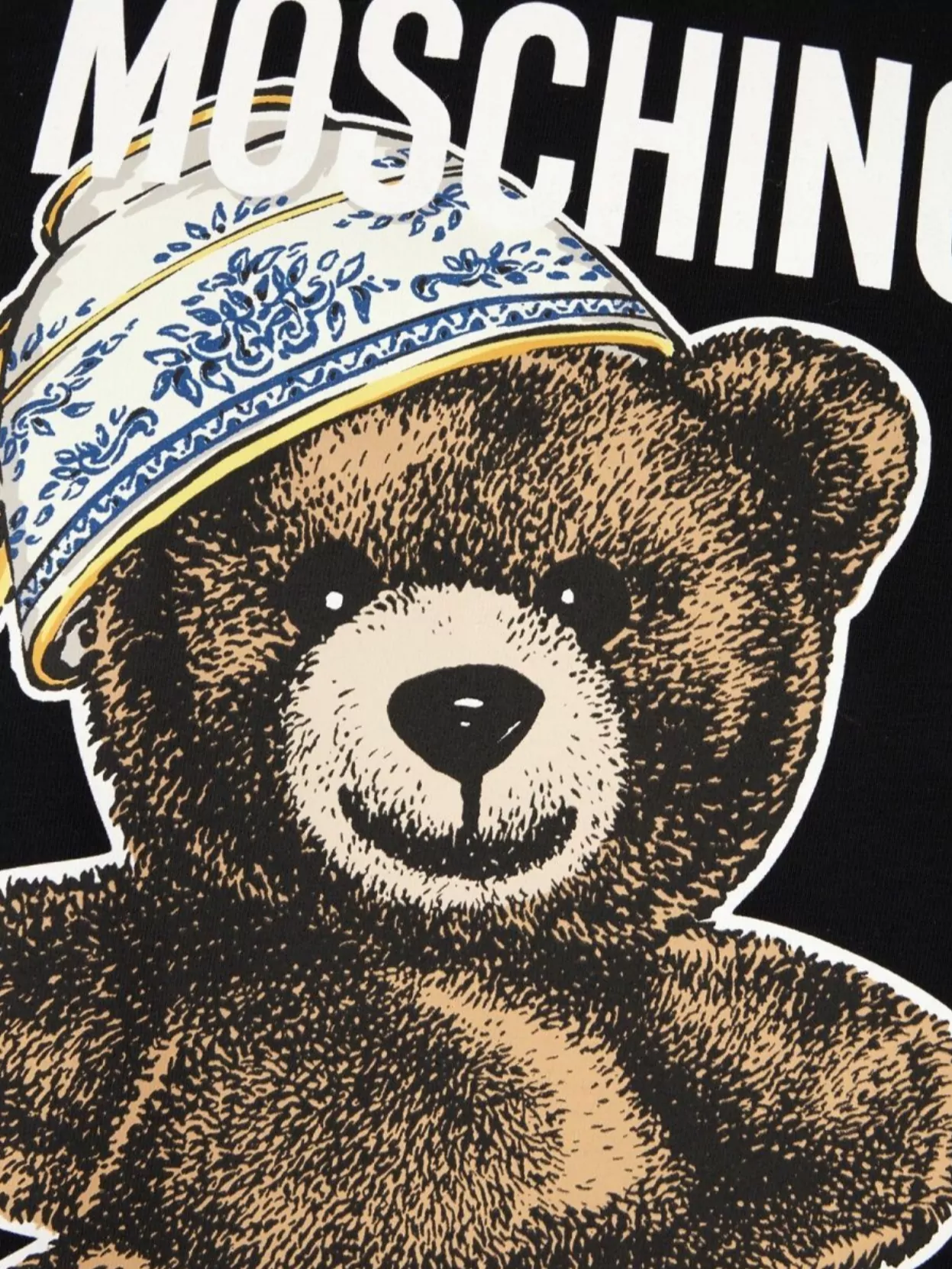 Moschino Crew Neck Graphic Print Short Sleeves T-Shirt