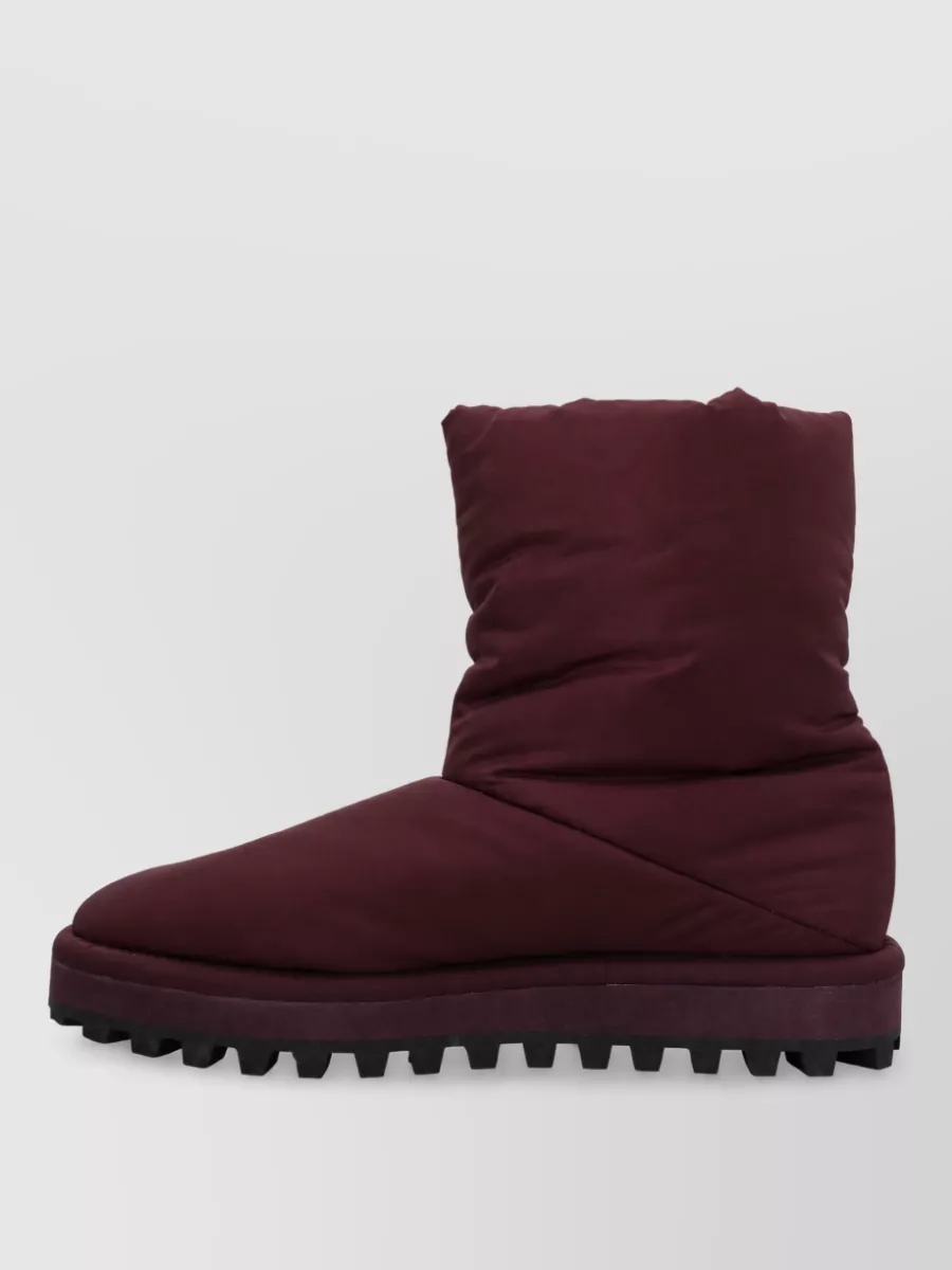 Dolce&Gabbana Quilted Nylon Padded Snow Boots