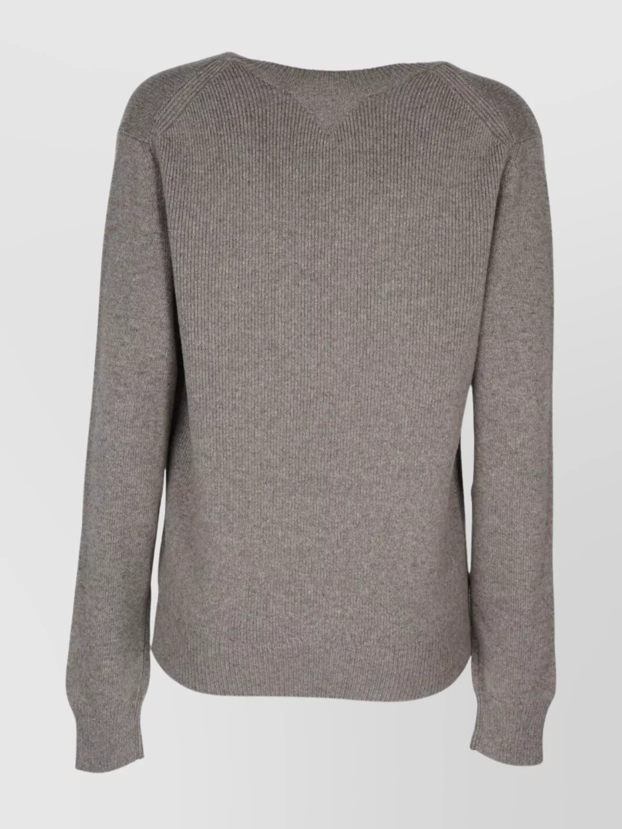 Bottega Veneta V-Neck Knit Sweater Ribbed Finish