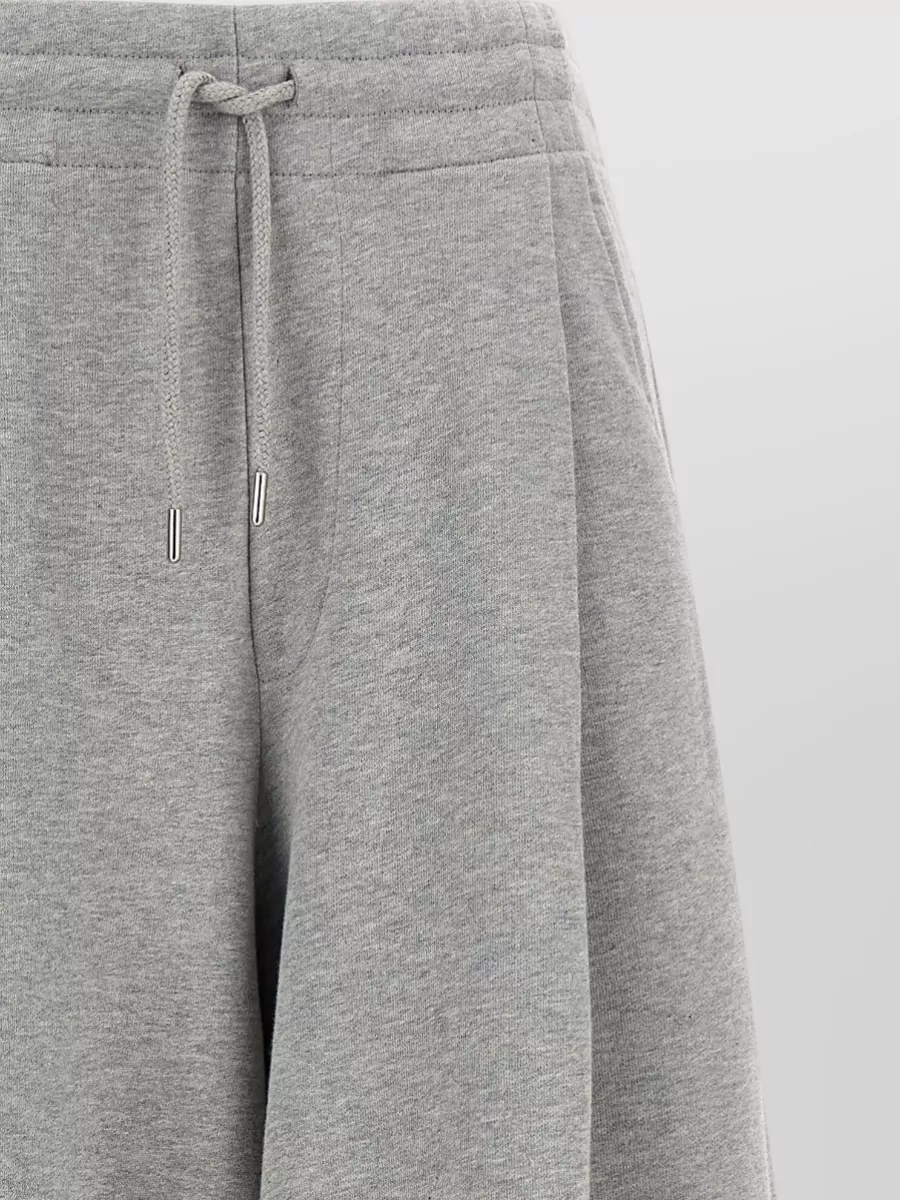 Dries Van Noten Cotton Melange Mid-Rise Wide-Leg Lounge Pants